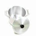 Echt Tsjechische legerpot met deksel 2 l Aluminium koken 0,5 gal militair kookgerei