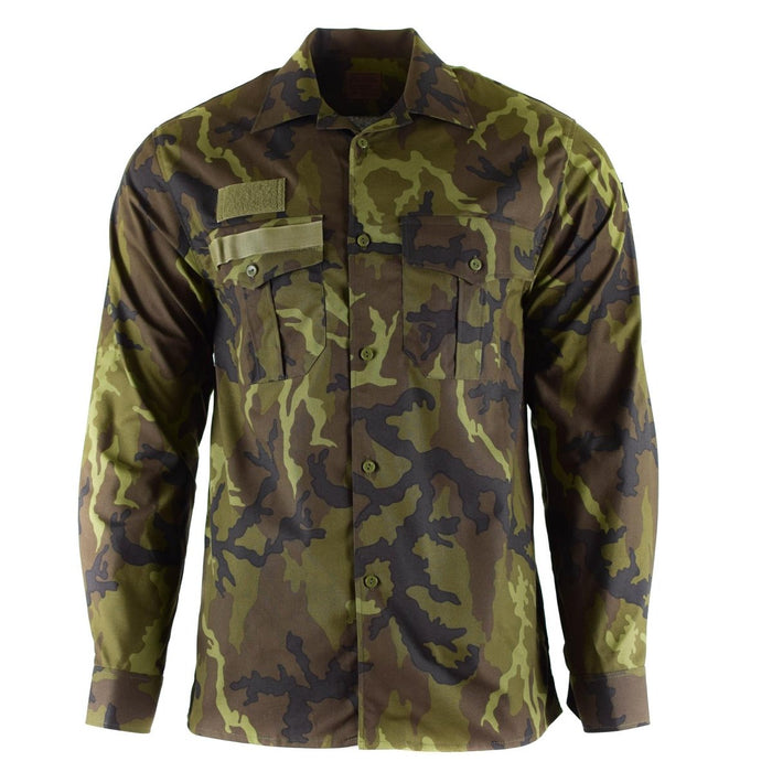 Echt Tsjechisch legershirt Woodland camo vz 95 velduniform militair surplus NIEUW - GoMilitar