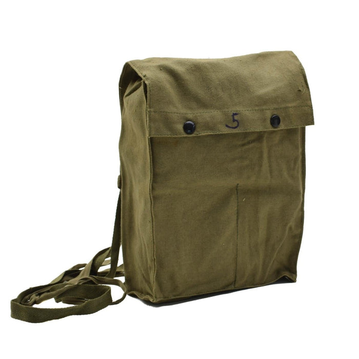 Echte Tsjechische legerschoudertas Vintage praktische flap-drukknoppen - GoMilitar