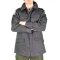 Echt Deense leger gevechtsjack m71 Denemarken militair grijs veld surplus nieuw