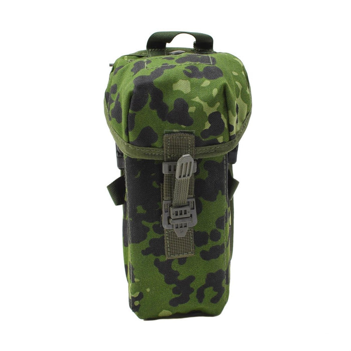 Echt Deens militair camouflage LMG magazijntasje met veilige riembevestiging en snelsluiting in M96-patroon