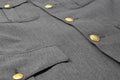 Echte Deense uniforme jas leger grijs militair surplus uniform jurkofficier