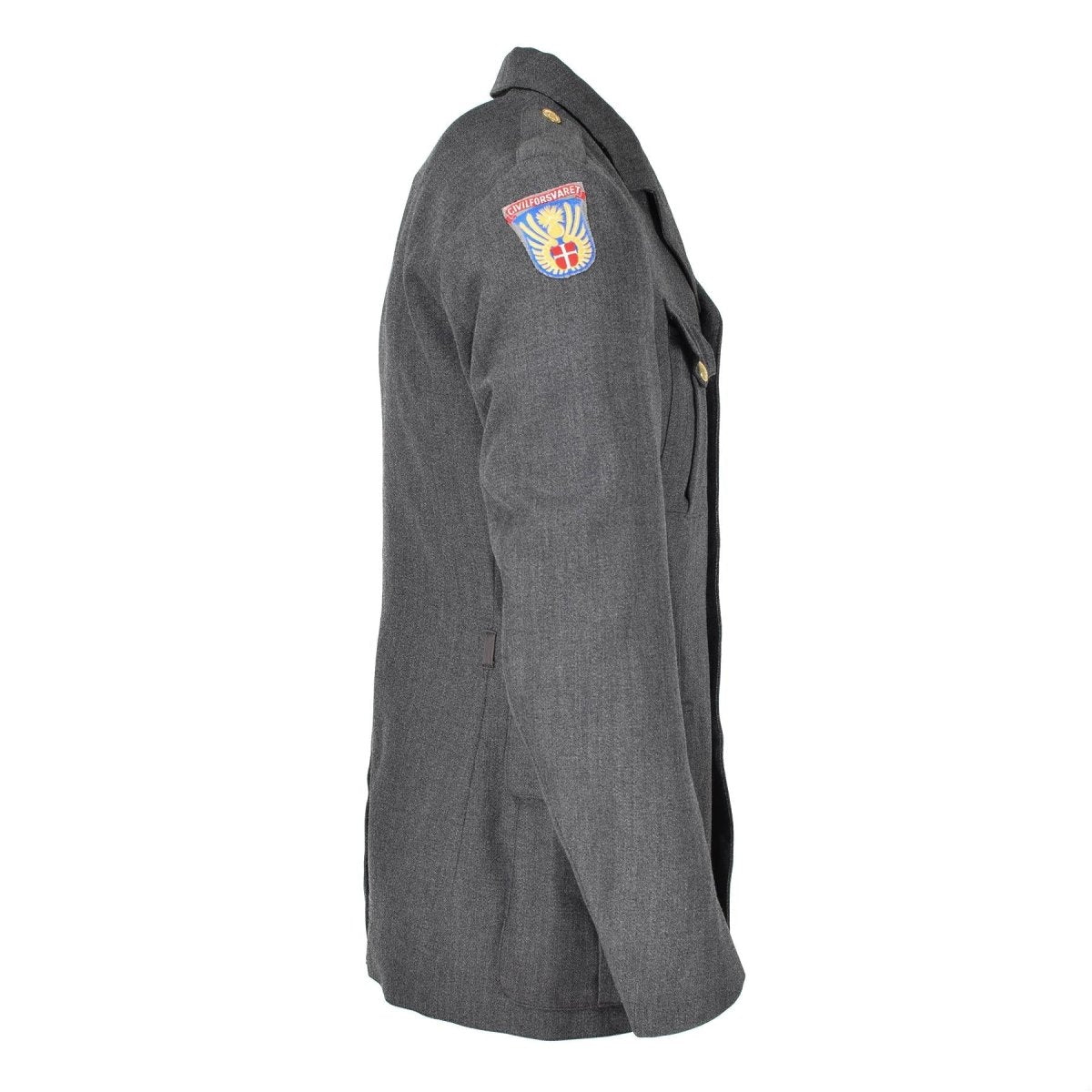 Echte Deense uniforme jas leger grijs militair surplus uniform jurkofficier