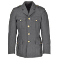 Echte Deense uniforme jas leger grijs militair surplus uniform jurkofficier