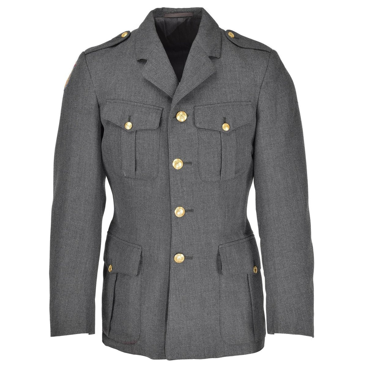 Echte Deense uniforme jas leger grijs militair surplus uniform jurkofficier
