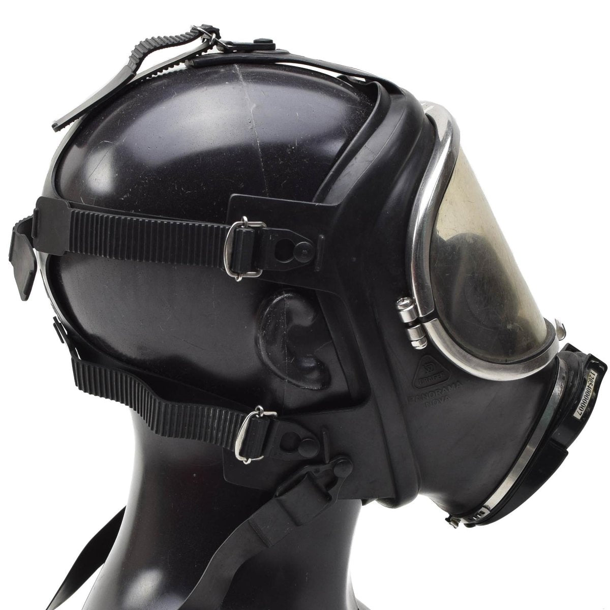 Echte drager panorama nova face mask firefighter gas volledige masker zwart