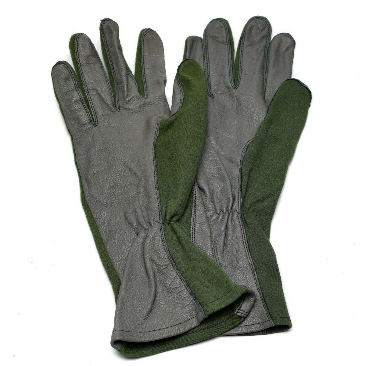 Echte Nederlandse leger gevechtshandschoenen leer Aramid Fiber Airforce Militaire Nomex OD