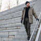 Echte Nederlandse leger Parka met voering OD Green Coat Men Officier Jacket Khaki Nieuw