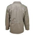 Echte Dutch Army Parka met voering officier jas jasje kaki knopen zakken