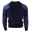 Genuine Dutch army pullover Blue Jumper Military Sweater Round Neck Officer - GoMilitar