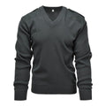 Echte Nederlandse leger trui pullover commando jumper v-neck pullover donkergroen