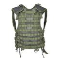 Echte Nederlandse militaire olijfversterkte vest 6pcs Modulaire bosmolle -zakjes
