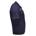 Echte Nederlandse militaire shirts Korte mouwen Korthuids vaste blauw militair surplus geknoopt
