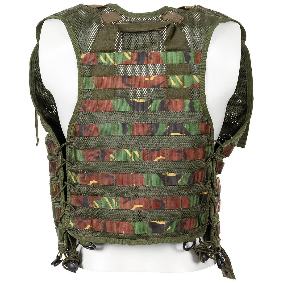 Echt Nederlands Militair Tactical Vest Set 7pcs Modular Molle Pouches DMP Woodland