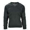 Echte Nederlandse trui Army Pullover Commando Jumper Dark Green V-Neck Men Nieuw