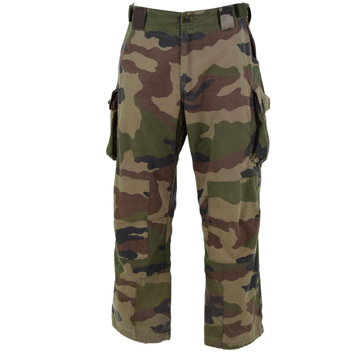 Echte Franse leger FELIN CCE camo-gevechtsbroek gemaakt van duurzame ripstop-stof en verstelbare pasvorm.