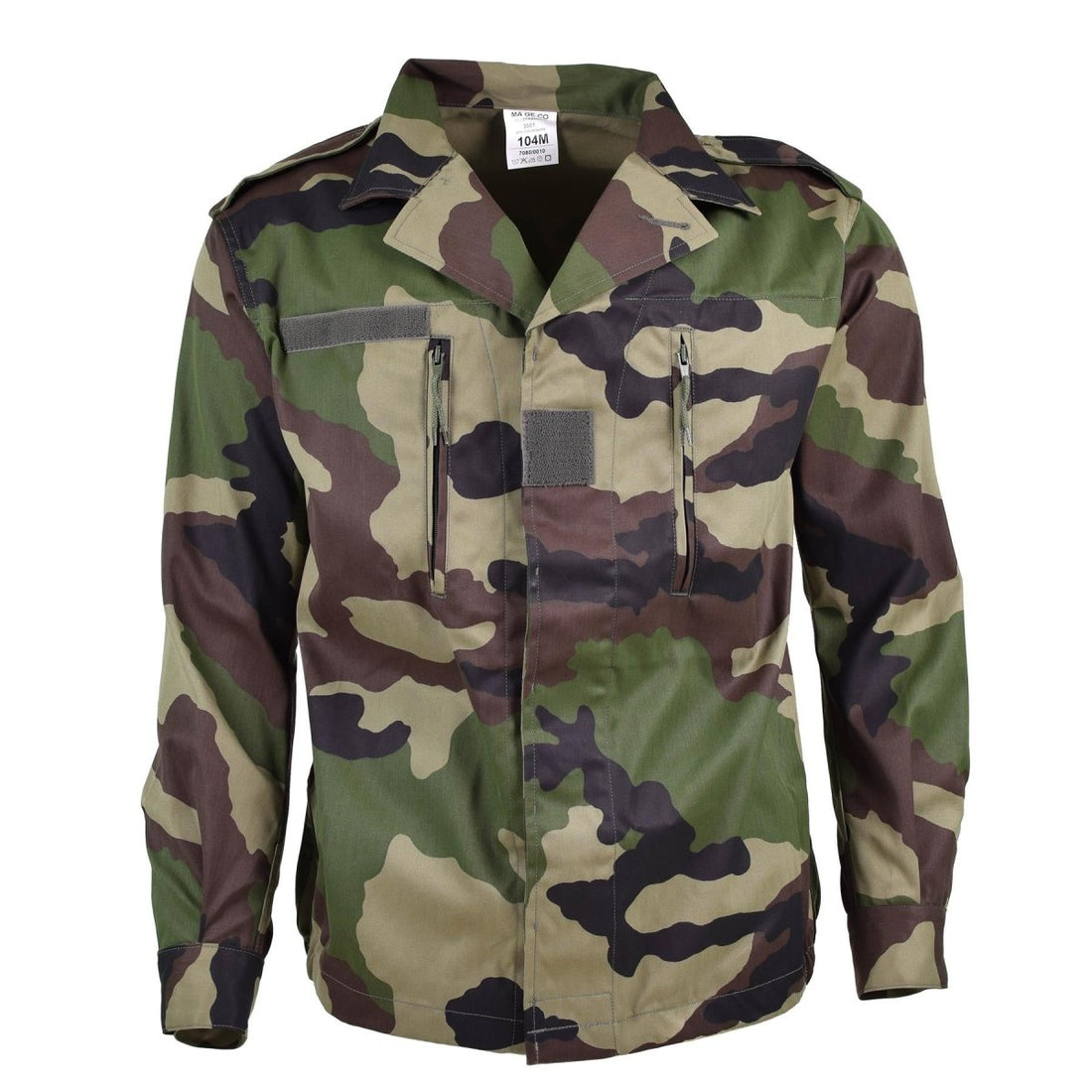 Echt Frans leger F2 Combat Jacket vermoeidheid CE Camo Militair-uitgegeven Surplus Nieuw