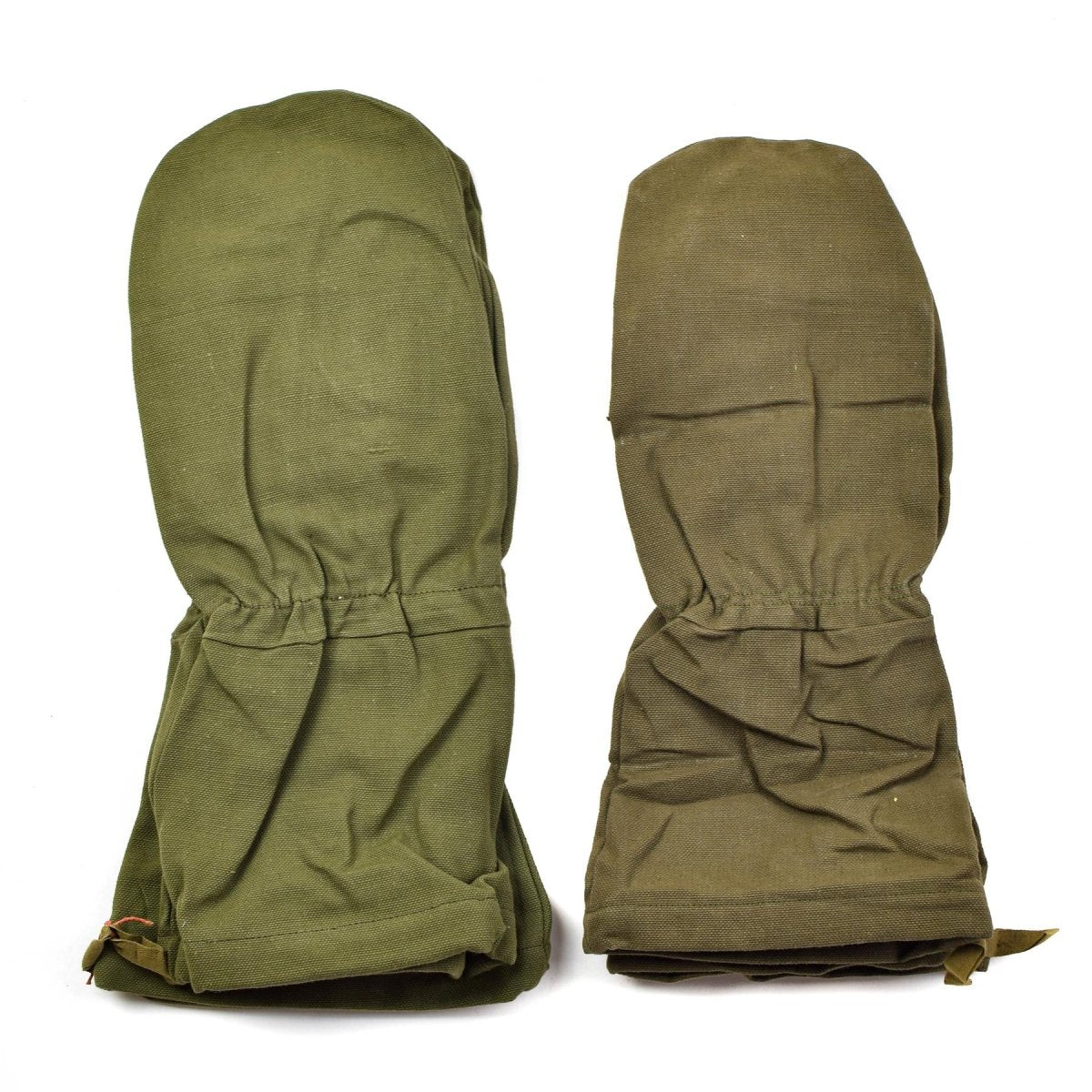 Echt Frans leger wanten katoenen handschoenen olijf od duurzaam werkkleding militair nieuw