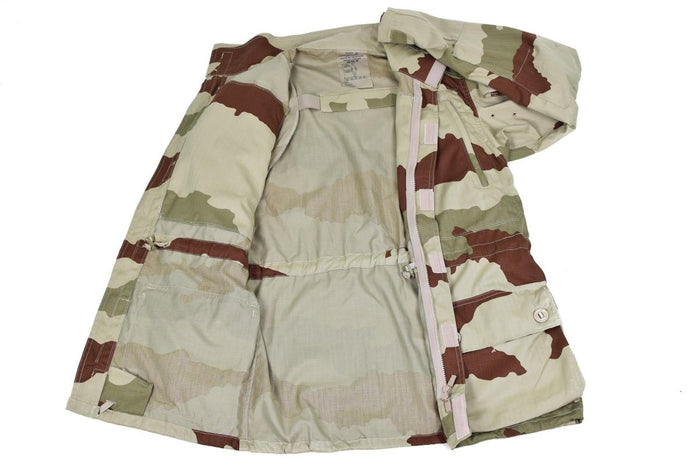 Echte Franse legerparka Feline T4 S2 gevechtsjas Desert camo militair NIEUW - GoMilitar