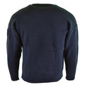 Echt Frans leger pullover blauw commando jumper militaire trui ronde nek