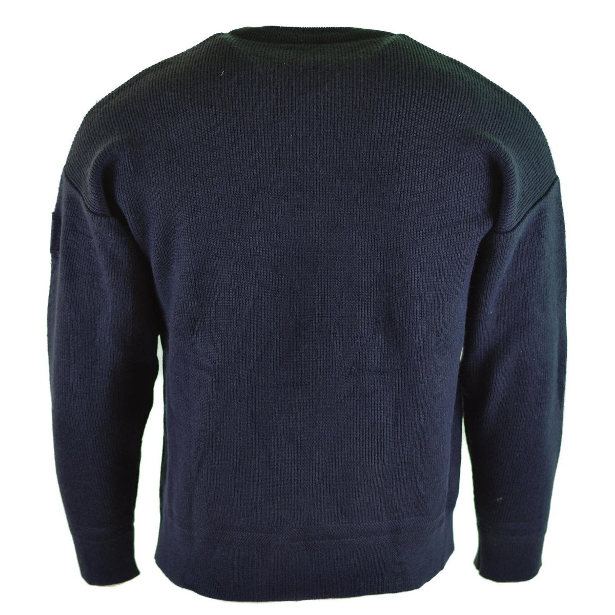 Echt Frans leger pullover blauw commando jumper militaire trui ronde nek