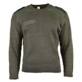 Echte Franse leger pullover olijfcommando jumper militaire trui ronde nek
