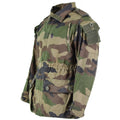 Echt Frans leger Smock jas CCE CAMO MILITAIRE GEVOEGEN PARKA SATEEN FELIN T4