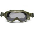 Echte Franse leger tanker bril Oogbescherming Glas Glas Militaire Zon Zand Wind