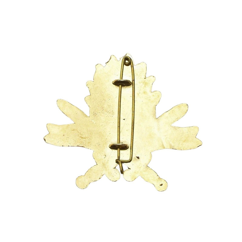 Genuine French military beret badge Gendarmerie gold button insignia NEW - GoMilitar