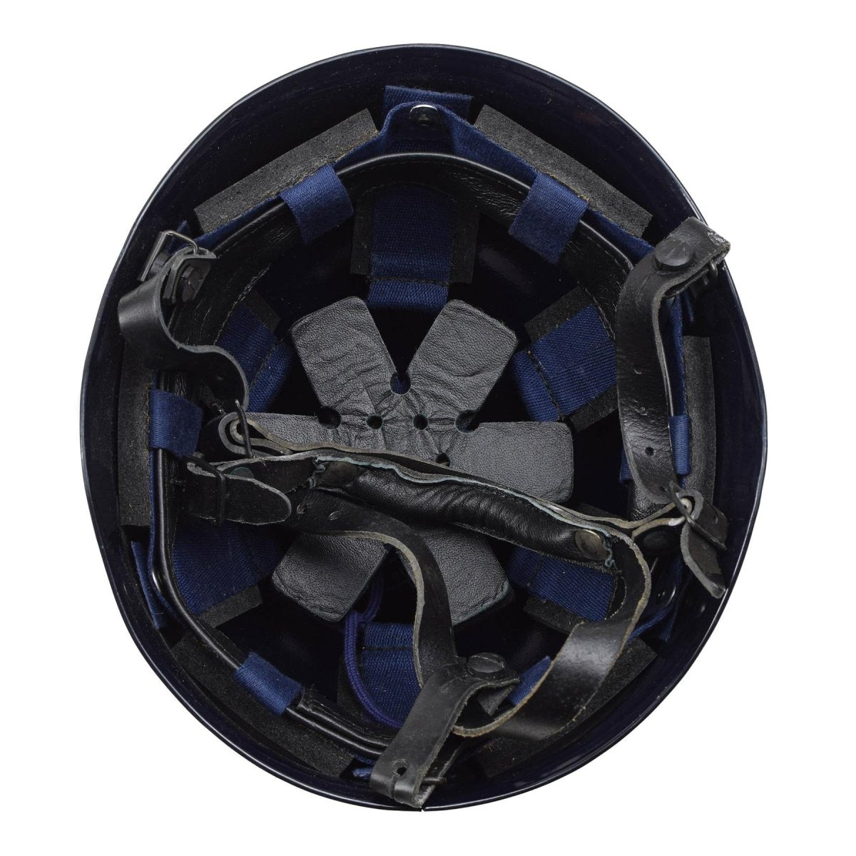 Echt Frans militair MP Blue F1 Tactical Helmet Combat Field Gear Vintage Nieuw