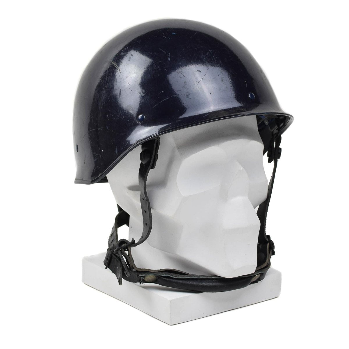 Echt Frans militair MP Blue F1 Tactical Helmet Combat Field Gear Vintage Nieuw