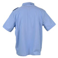 Echt Franse militaire politie blauw katoenen shirt met korte mouwen gendarme nieuw