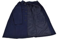 Echte Franse militaire regenjas leger luchtmacht trench jas blauw waterdicht