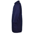 Echte Franse militaire regenjas leger luchtmacht trench jas blauw waterdicht
