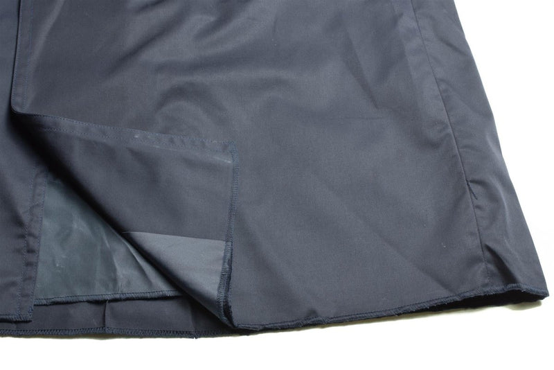 Genuine French Military Rain Coat Army Air Force Trench coat Blue Waterproof - GoMilitar