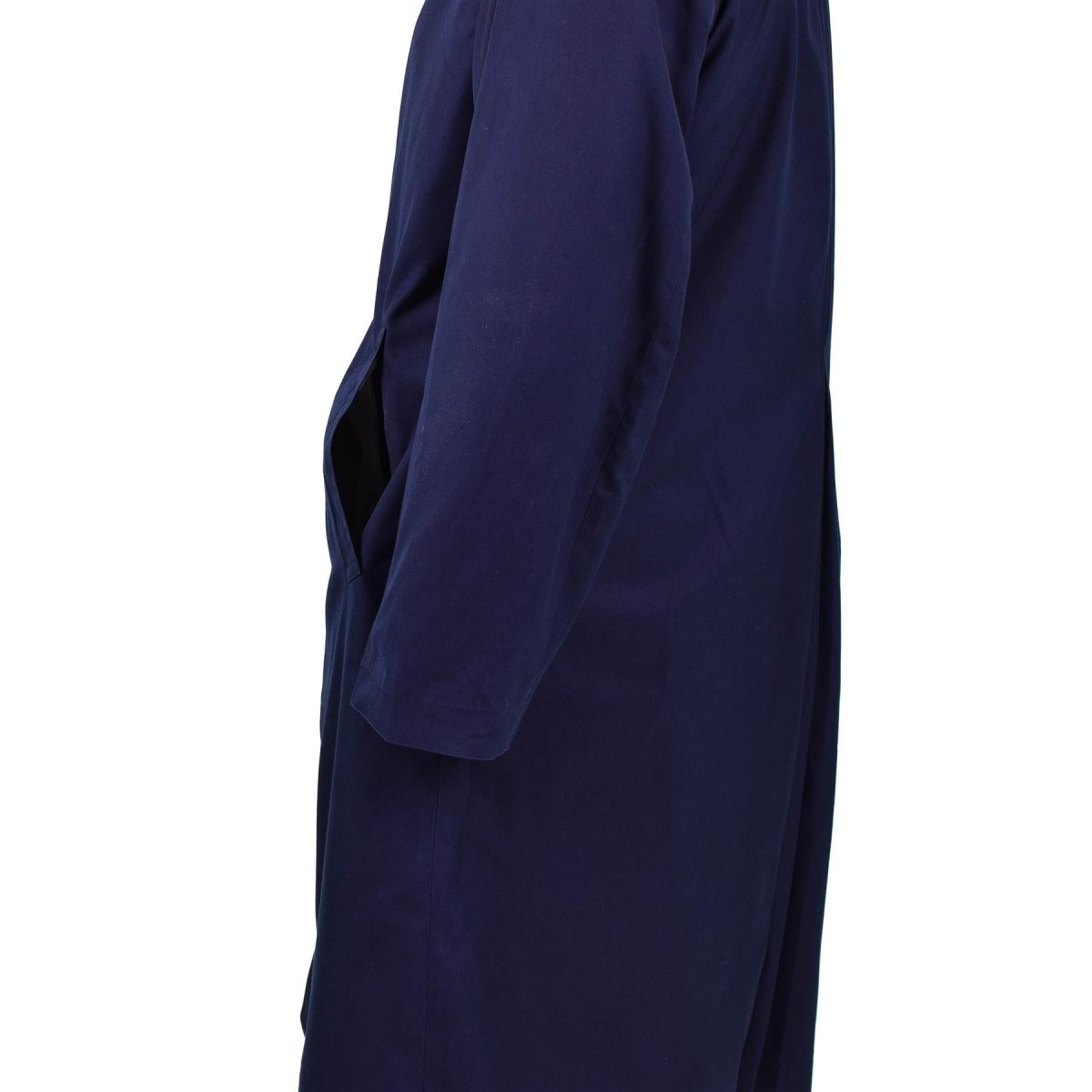 Echte Franse militaire regenjas leger luchtmacht trench jas blauw waterdicht