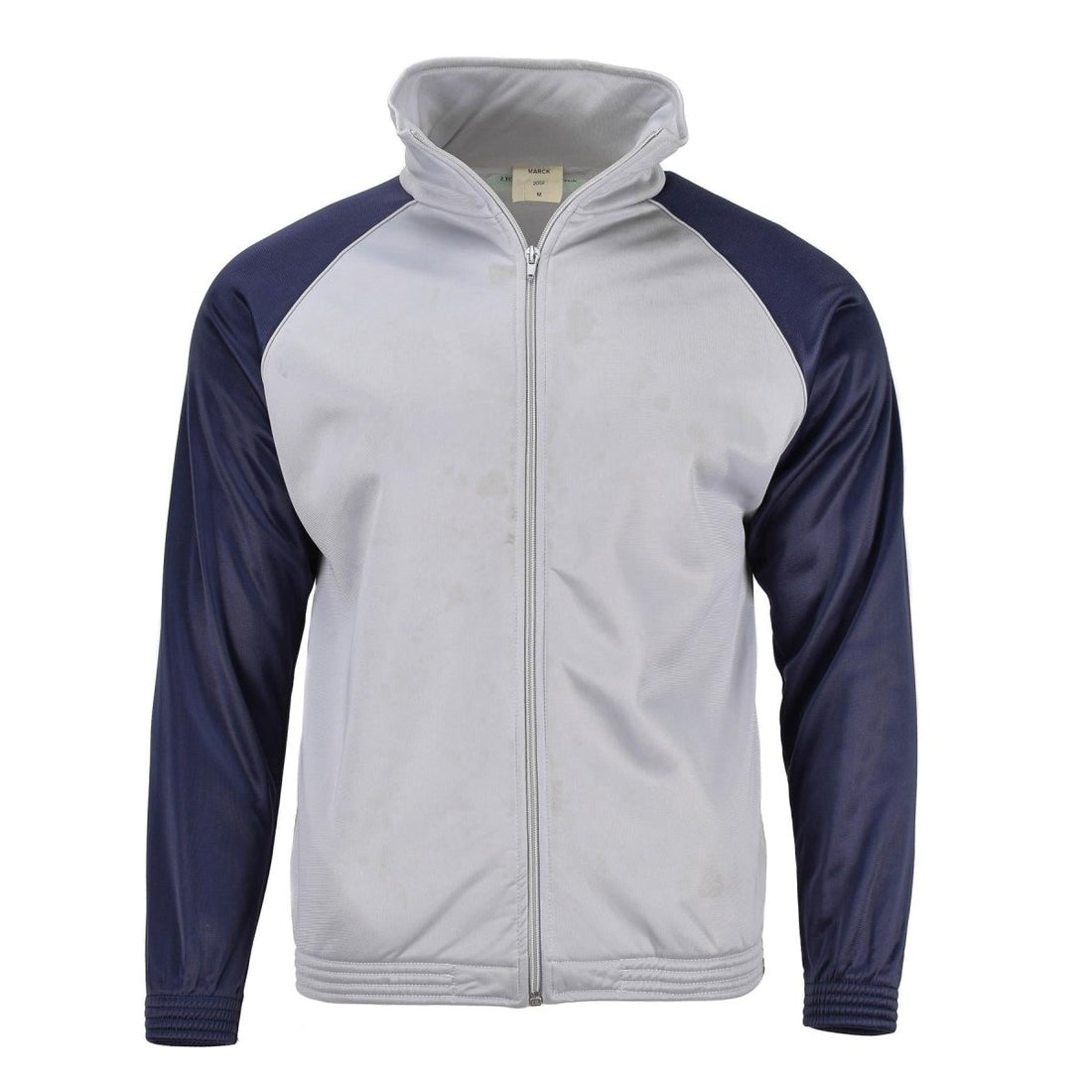 Echte Franse militaire school Sweatshirt sportjack loopt wandelen grijs blauw