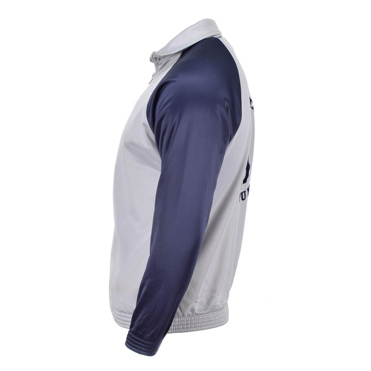 Echte Franse militaire school Sweatshirt sportjack loopt wandelen grijs blauw