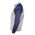 Echte Franse militaire school Sweatshirt sportjack loopt wandelen grijs blauw