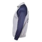 Echte Franse militaire school Sweatshirt sportjack loopt wandelen grijs blauw