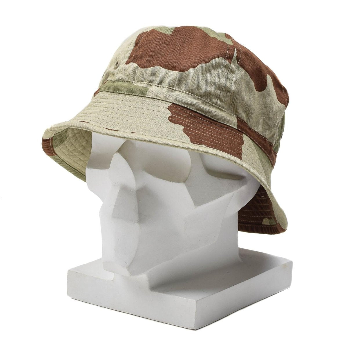 Echt Frans militair zachte bush hoed daguet camouflage panama lichtgewicht nieuw