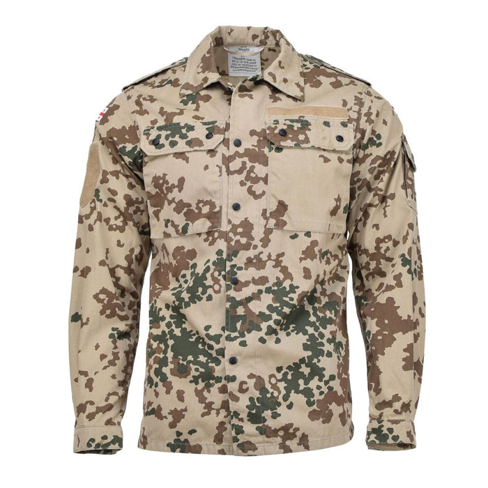 Echte veldblouse uit het Georgische leger met Tropentarn-camouflagepatroon voor tactisch gebruik en buitengebruik in warme, droge omgevingen