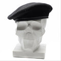 Echt Duits leger zwarte baret hoed militaire commando cap wol kwaliteit nieuw