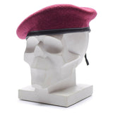 Echt Duits leger Bourgondische wijn baret militaire commando cap wolkwaliteit nieuw