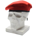 Echt Duits leger Koral Red Beret Militaire hoed Command Cap Wol Kwaliteit Nieuw