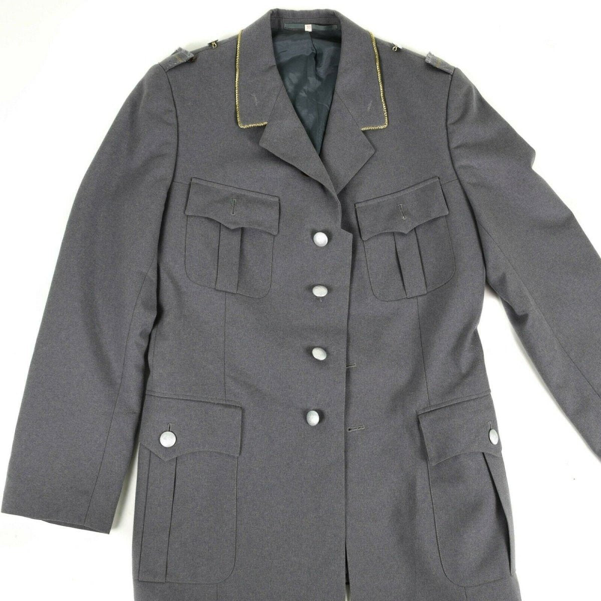 Echt Duitse legerjurk Jacket Grijs formeel uniform nieuw