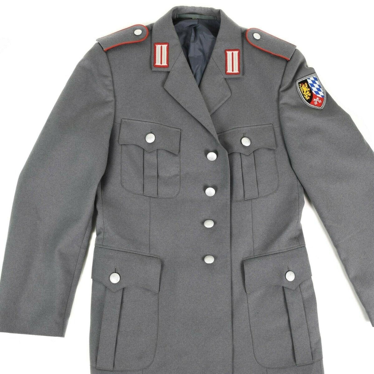 Echt Duitse legerjurk Jacket Grijs formeel uniform nieuw