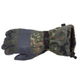 Echt Duits leger flecktarn camo winter warme gevechtshandschoenen bekleed militair