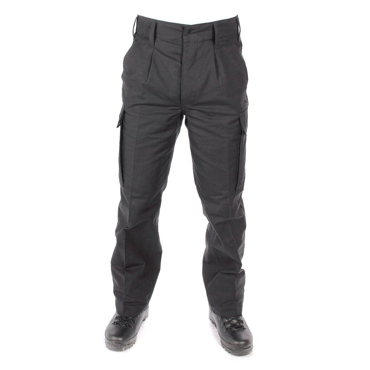 Echt Duitse leger kwestie Moleskin Pants Field Combat BW zwarte broek Nieuw