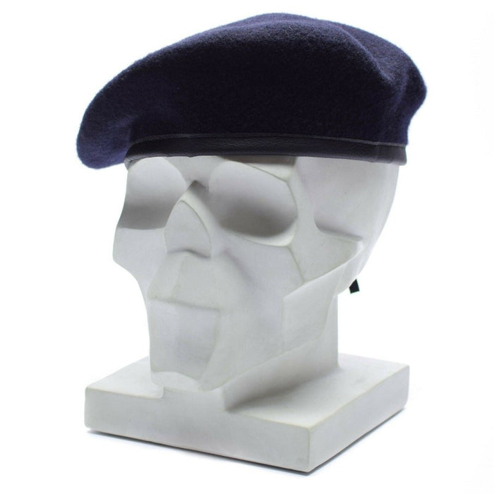 Echte Duitse legermariniers donkerblauwe barethoed Militaire commando marinepet wol - GoMilitar